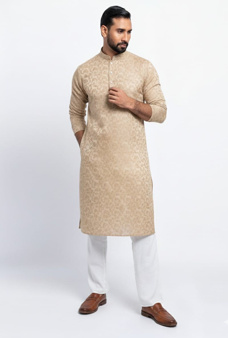 হাফ-স্লীভ কটন শার্ট